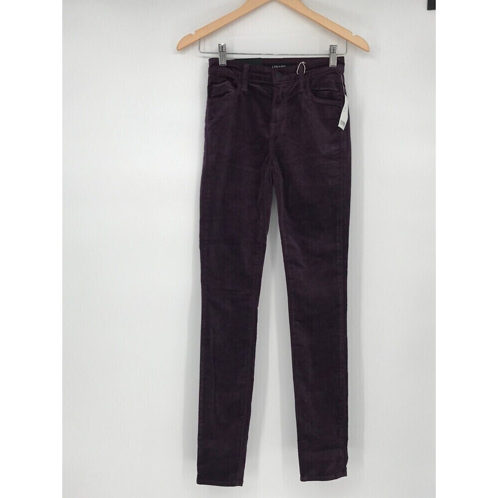 J Brand Maria High Rise Jeans Aubergine 23 NWT Photo‎ Ready $220